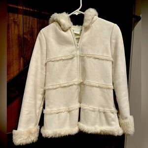 Garnet hills for kids beautiful faux suede jacket. Size 12. Never worn.